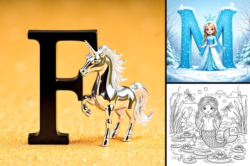 Fantasy & Magic printable art by VizAI Art