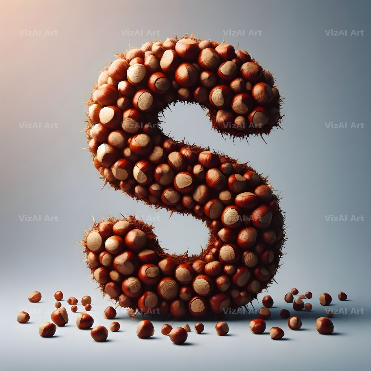 Chestnut Roast Warmth alphabet letter S