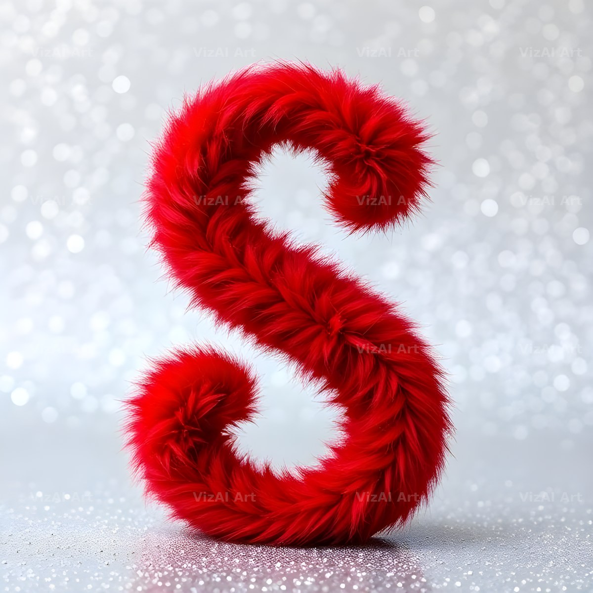 Scarlet Star Fur alphabet letter S