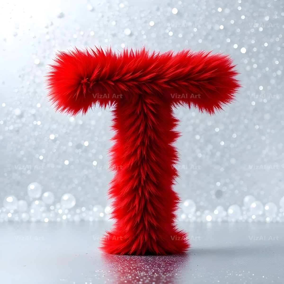 Scarlet Star Fur alphabet letter T