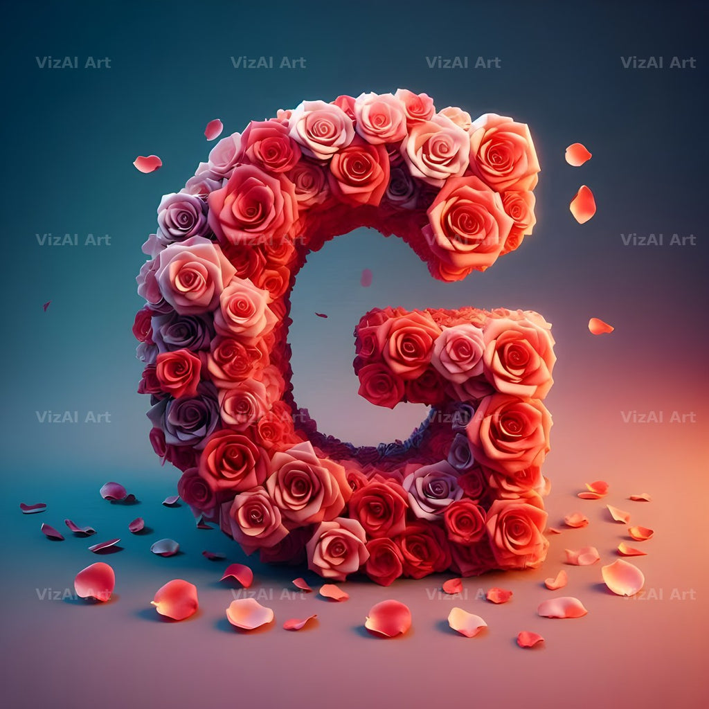 Rose Garden Medley alphabet letter G