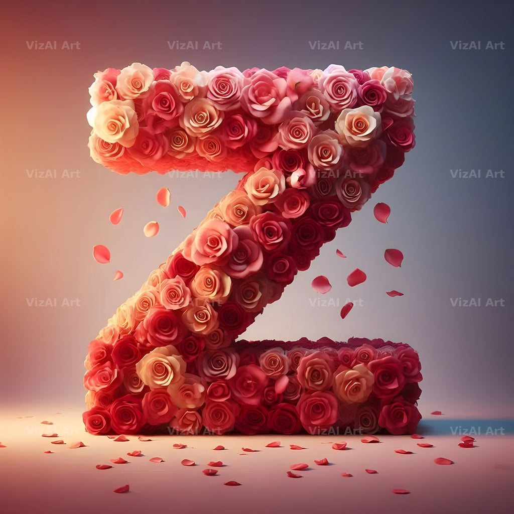 Rose Garden Medley alphabet letter Z