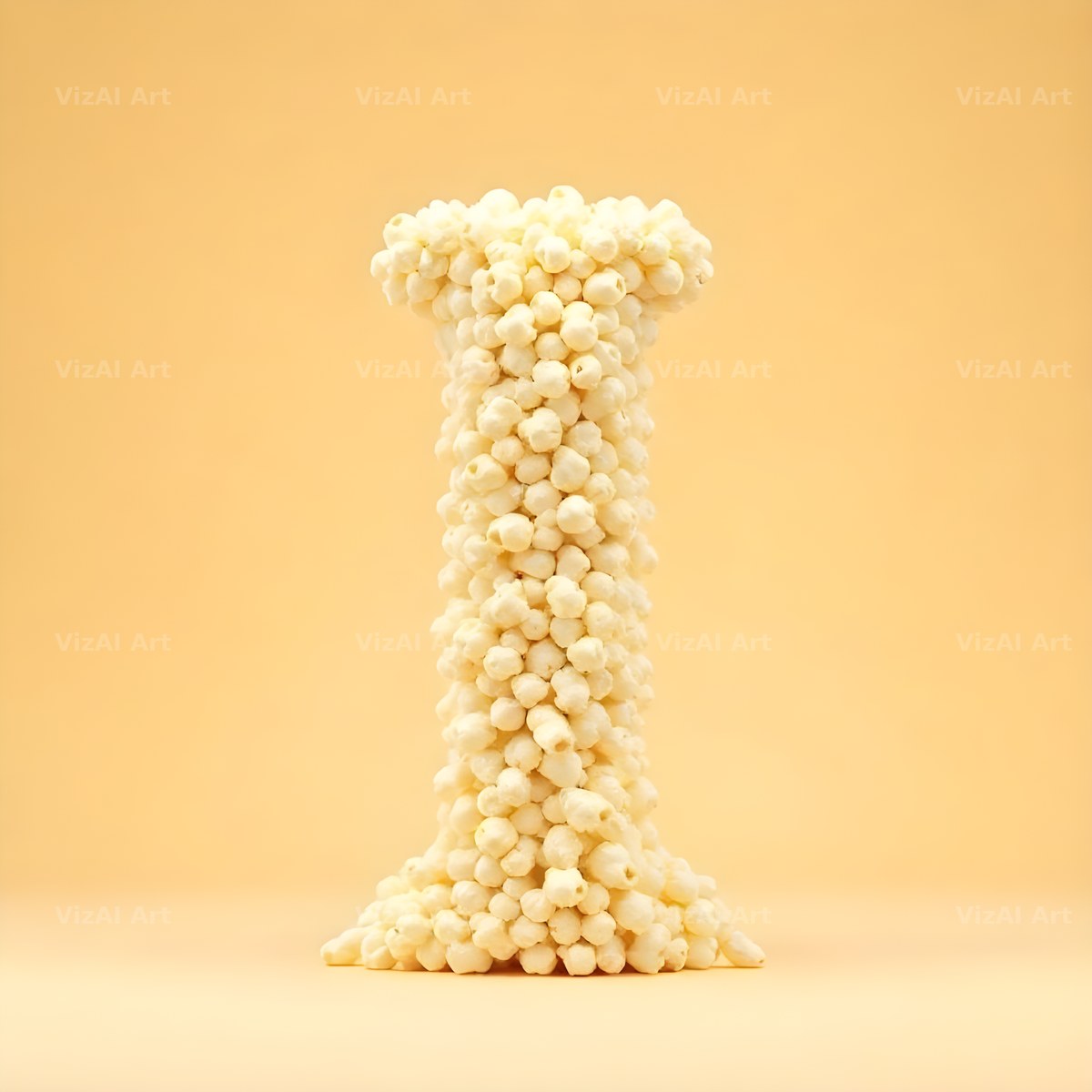 Buttered Popcorn alphabet letter I