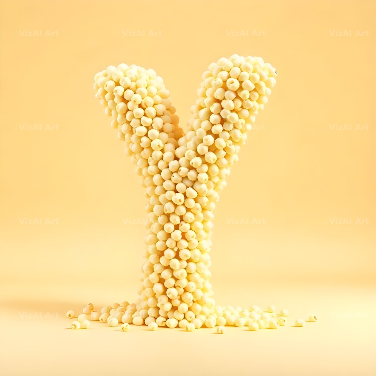 Buttered Popcorn alphabet letter Y