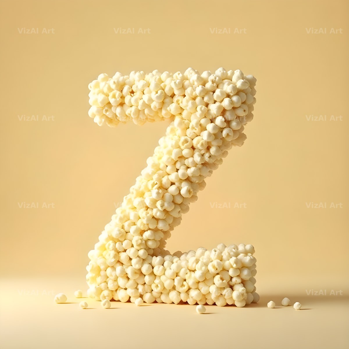 Buttered Popcorn alphabet letter Z