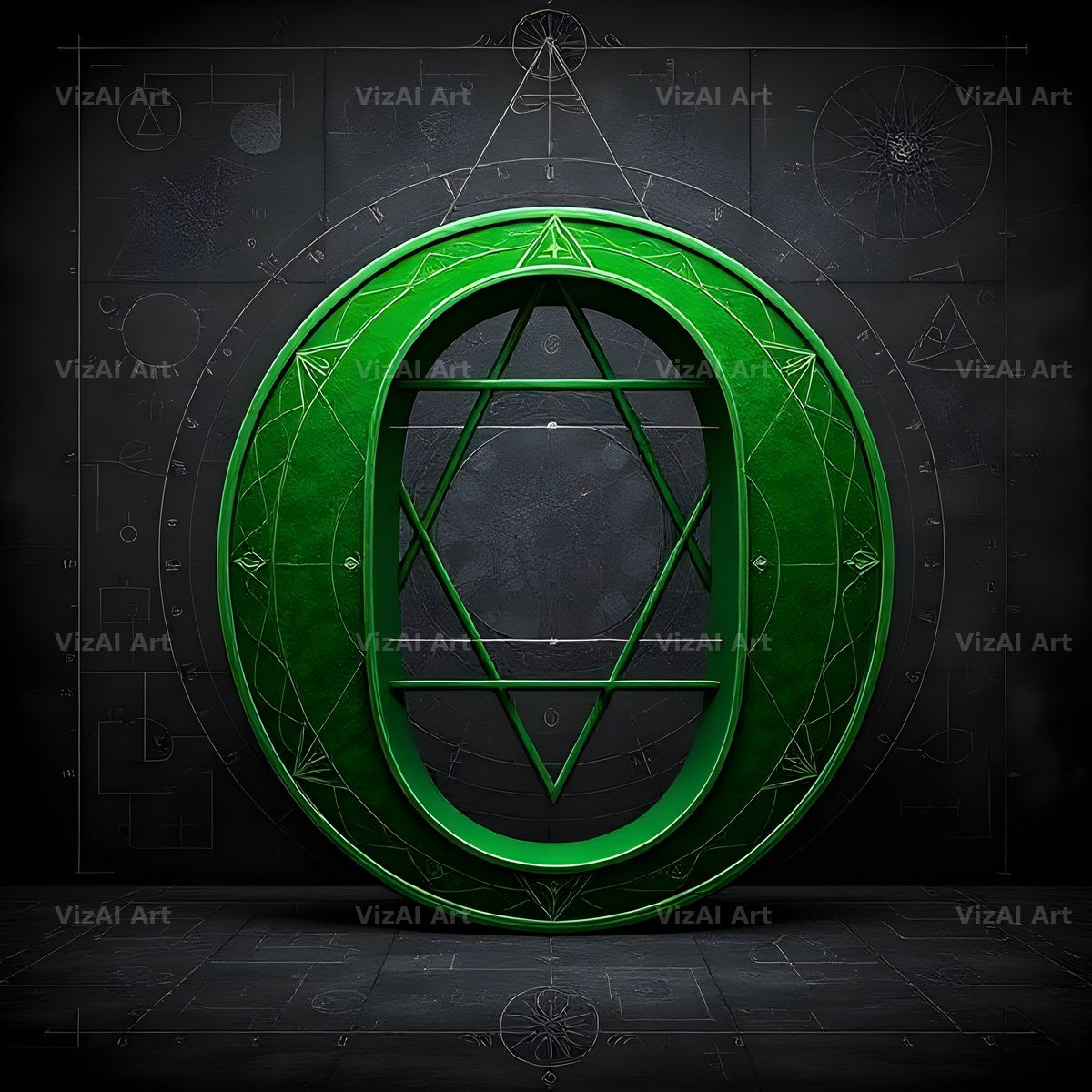 Chalk Geometry Line alphabet letter O