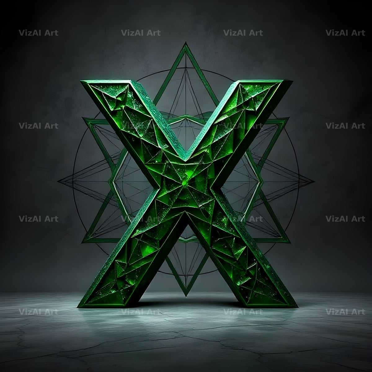 Chalk Geometry Line alphabet letter X