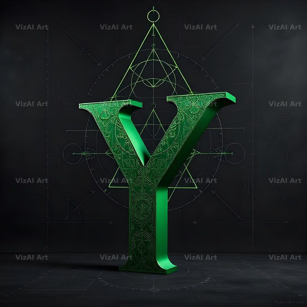 Chalk Geometry Line alphabet letter Y