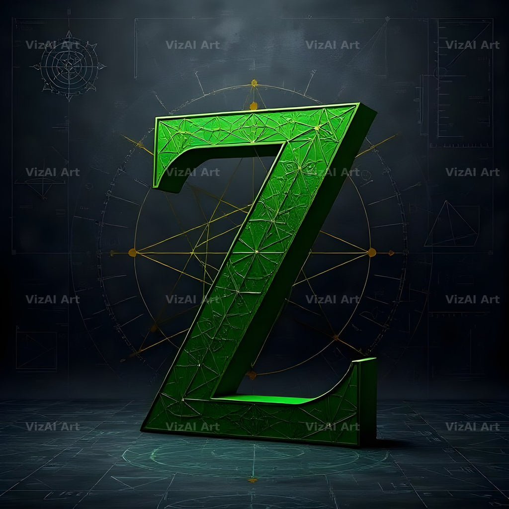 Chalk Geometry Line alphabet letter Z