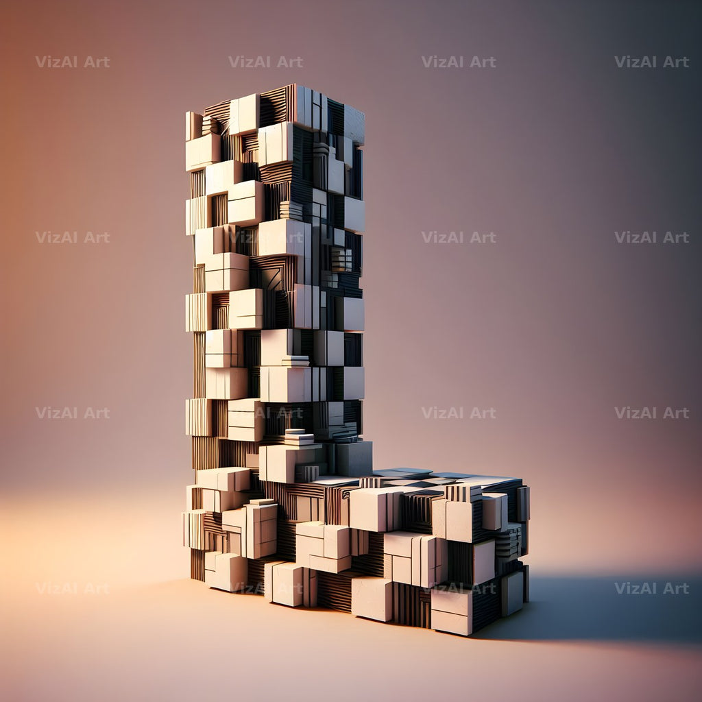Chessboard Strategy alphabet letter L
