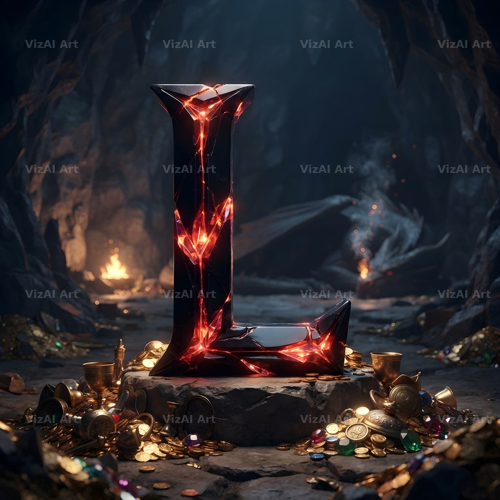 Dragon Lava Cave alphabet letter L