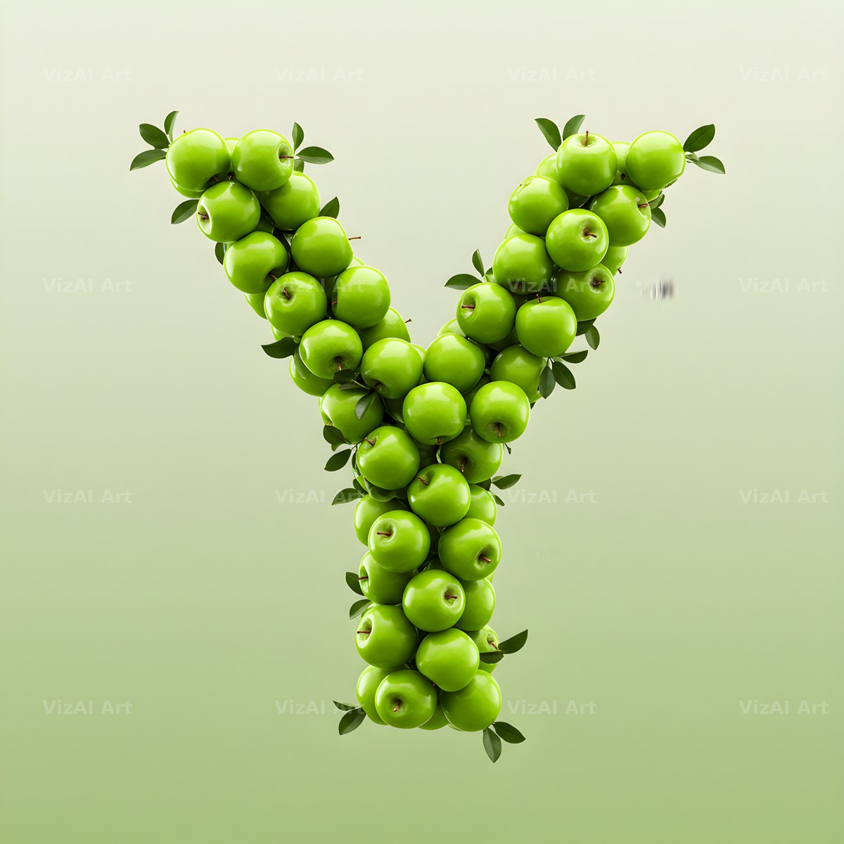 Green Apple Orchard alphabet letter Y