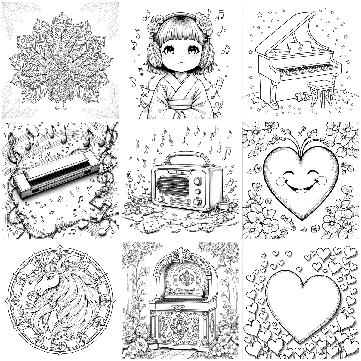 Complete Colouring Collection — sample page