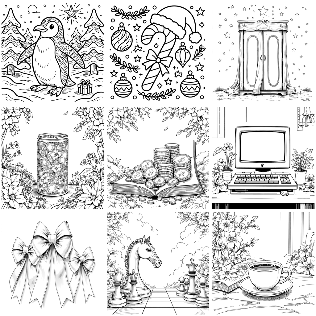 Complete Colouring Collection — sample page