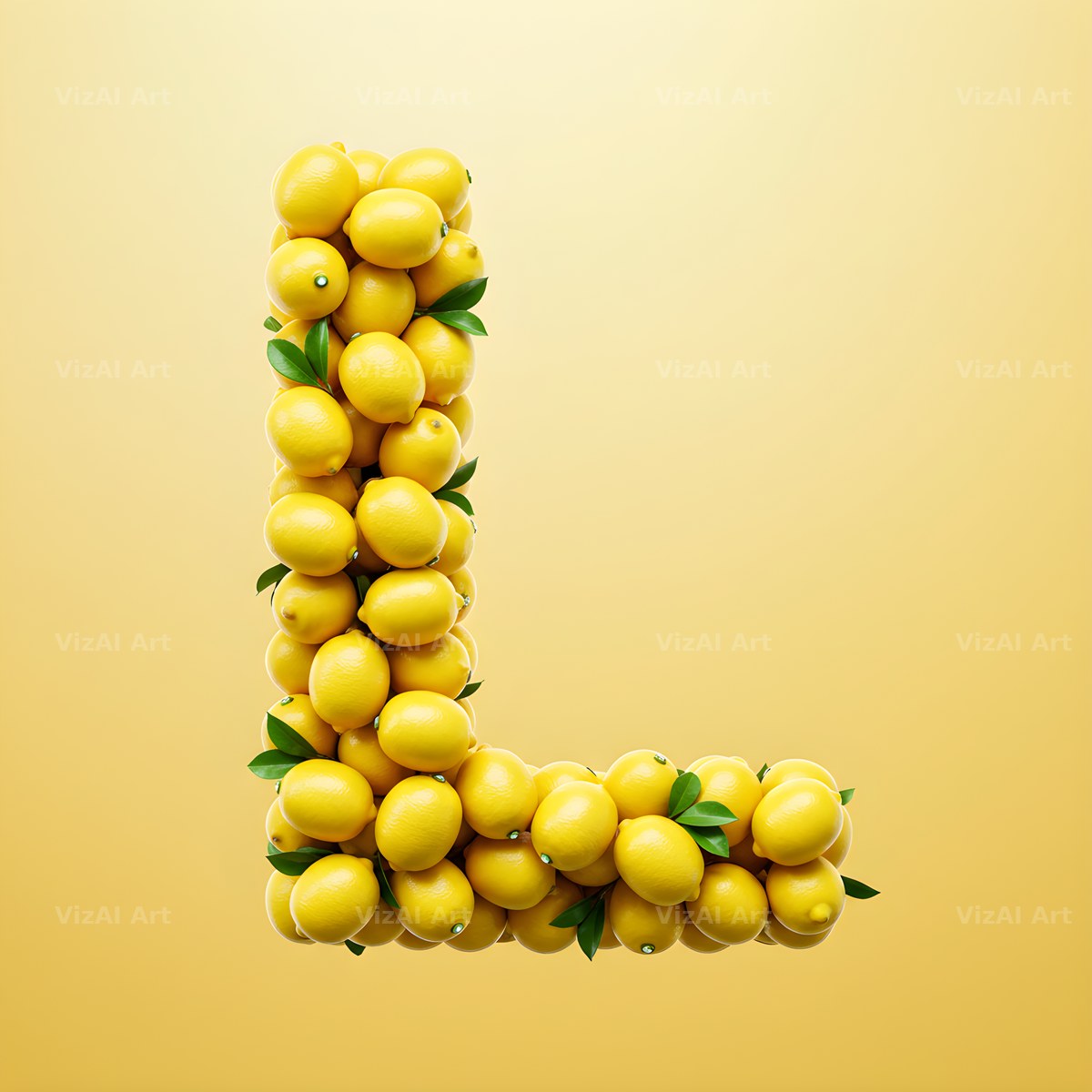 Lemon Grove Zest alphabet letter L