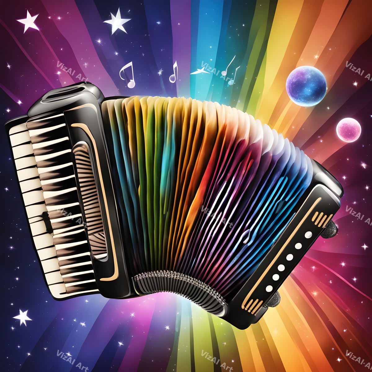 Rainbow Accordion Art — print 11