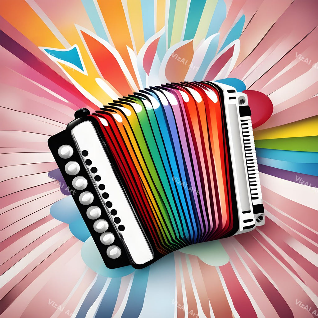 Rainbow Accordion Art — print 12