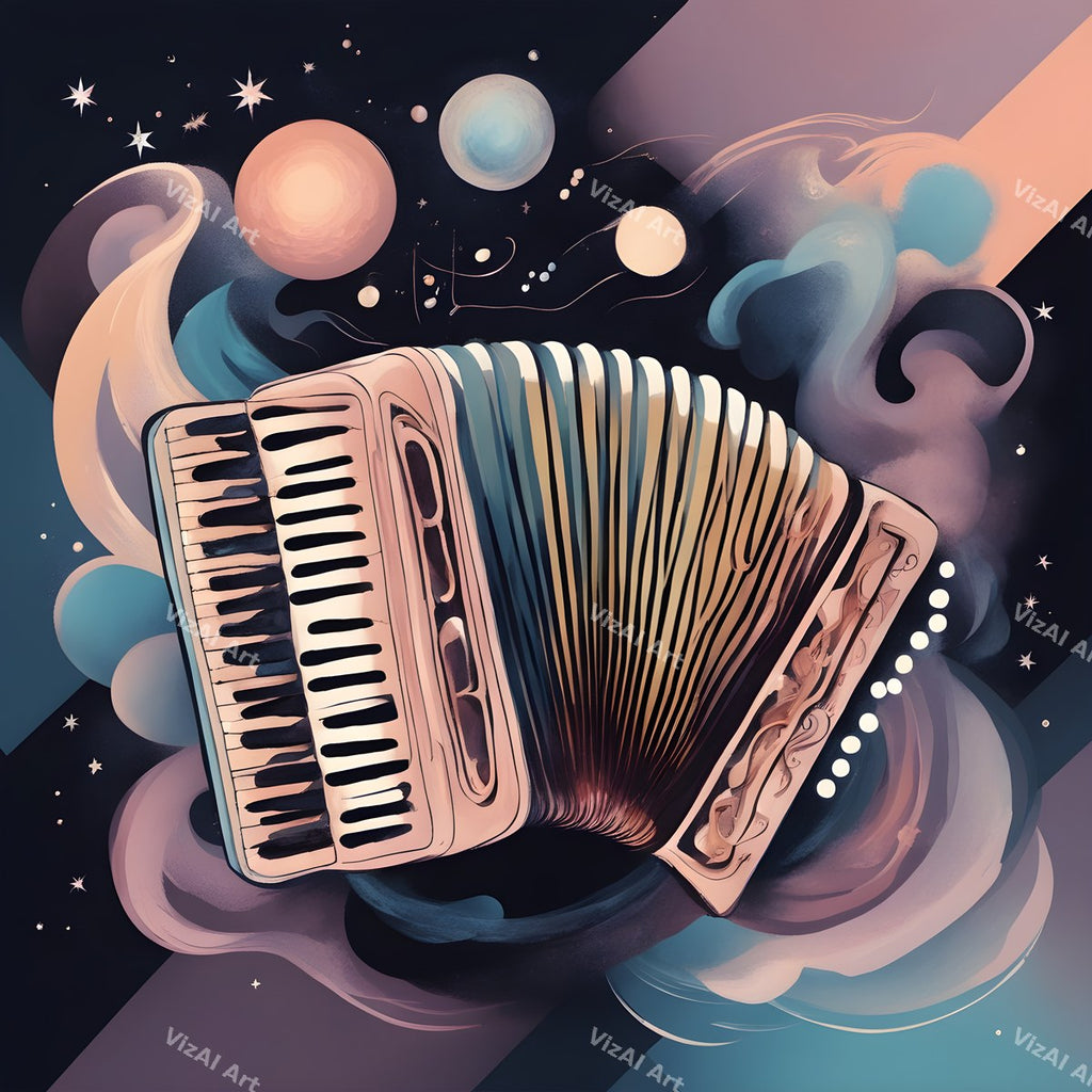 Accordion Folk & Nature Art — print 4