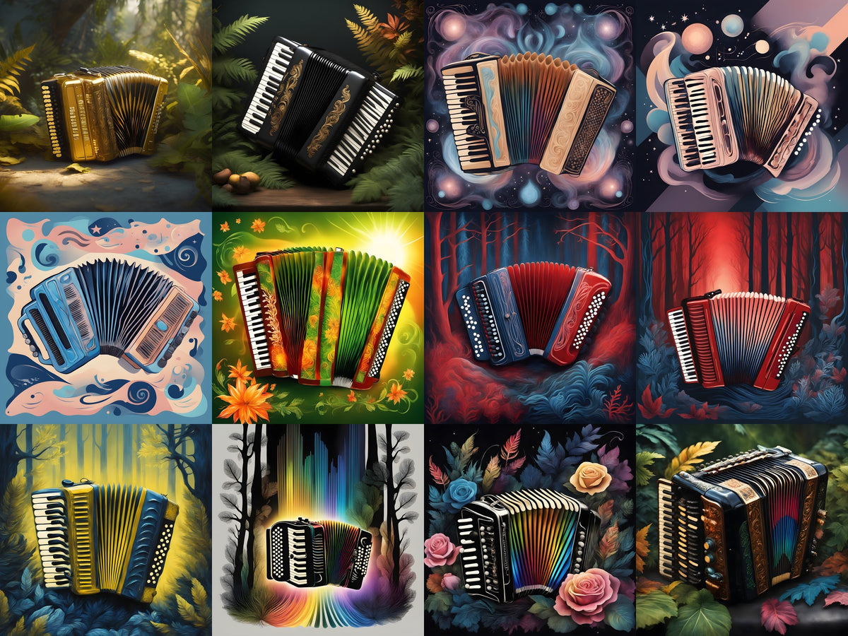 Accordion Folk & Nature Art — Choose Your Print