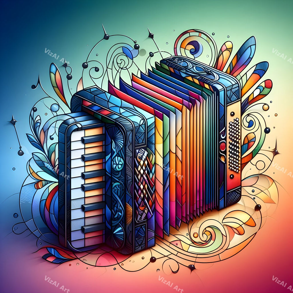 Carved & Stained Glass Accordion Art — print 7