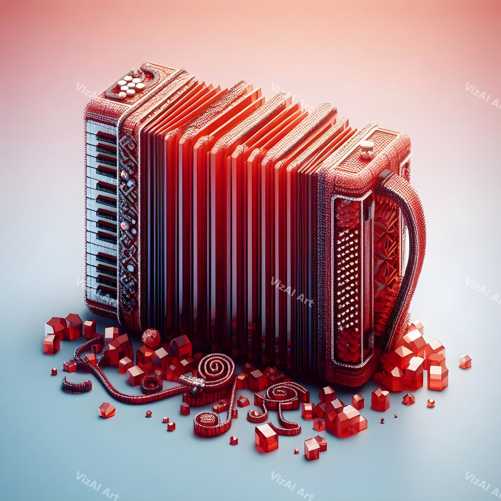 Jewel Tone & Butterfly Accordion Art — print 7