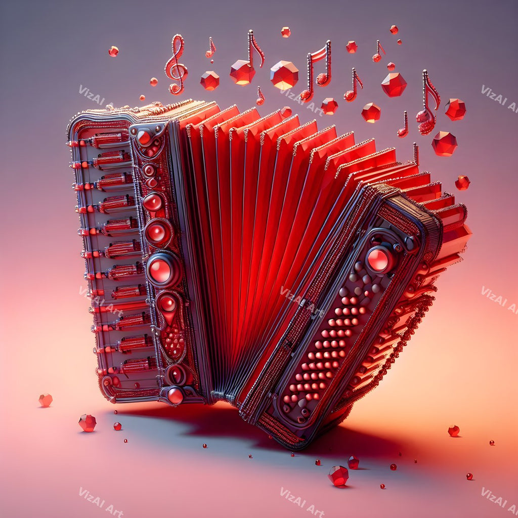 Jewel Tone & Butterfly Accordion Art — print 8