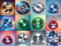 Crystal & Frost CD Art — 12 Printable Prints