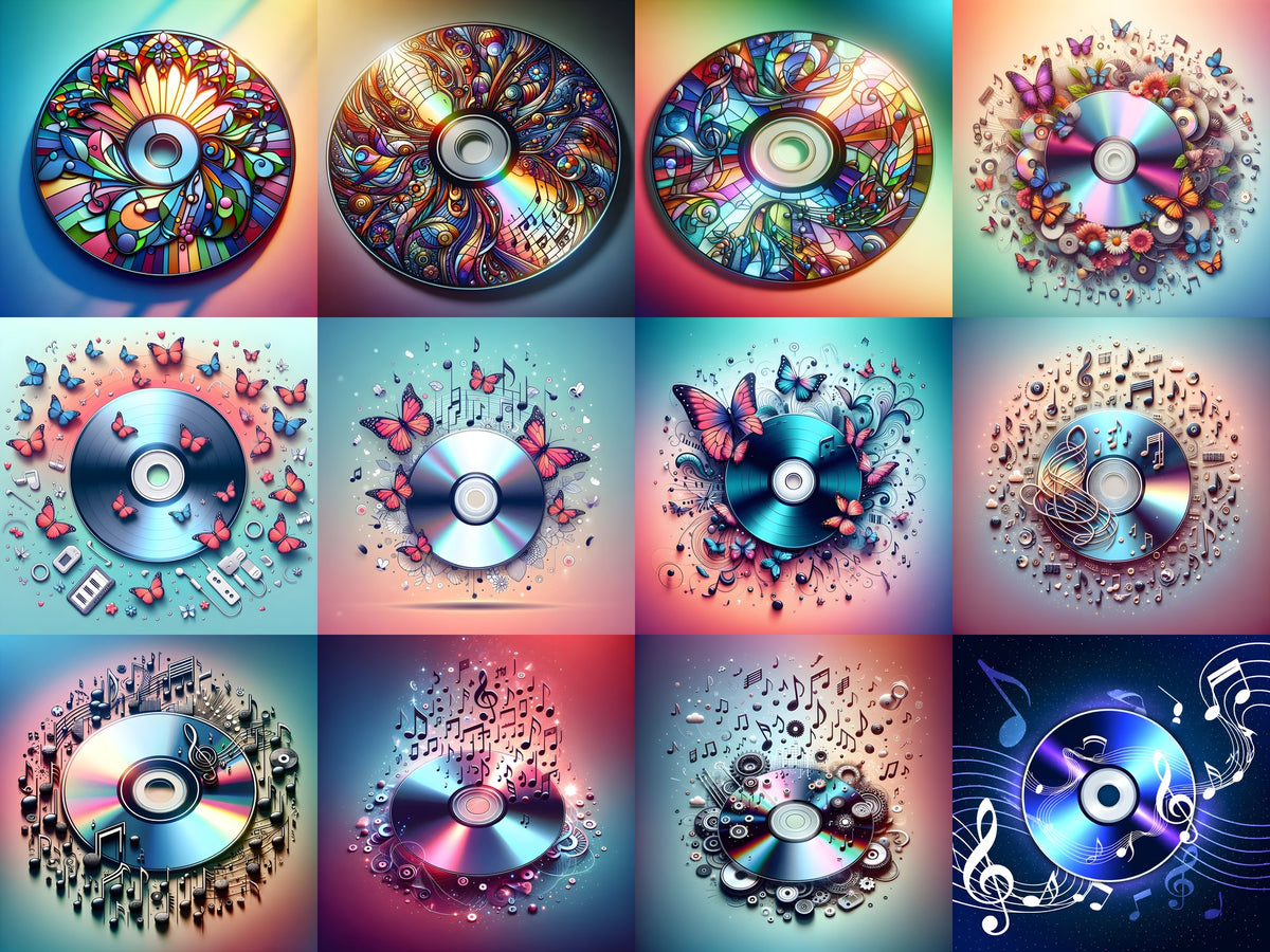Decorative CD Art — 12 Printable Prints