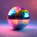 Rainbow Disco Ball Art — print 1