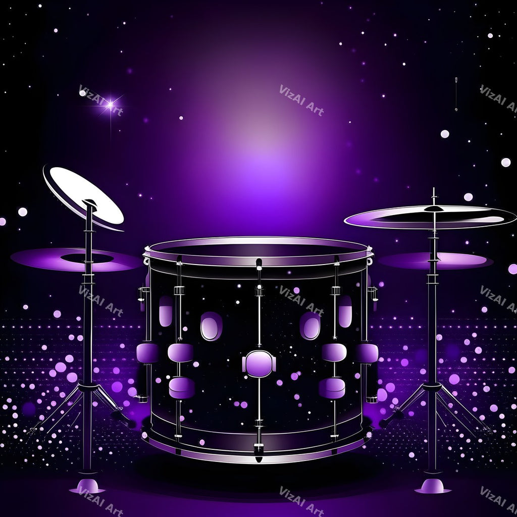 Midnight Glow Drum Art — print 1