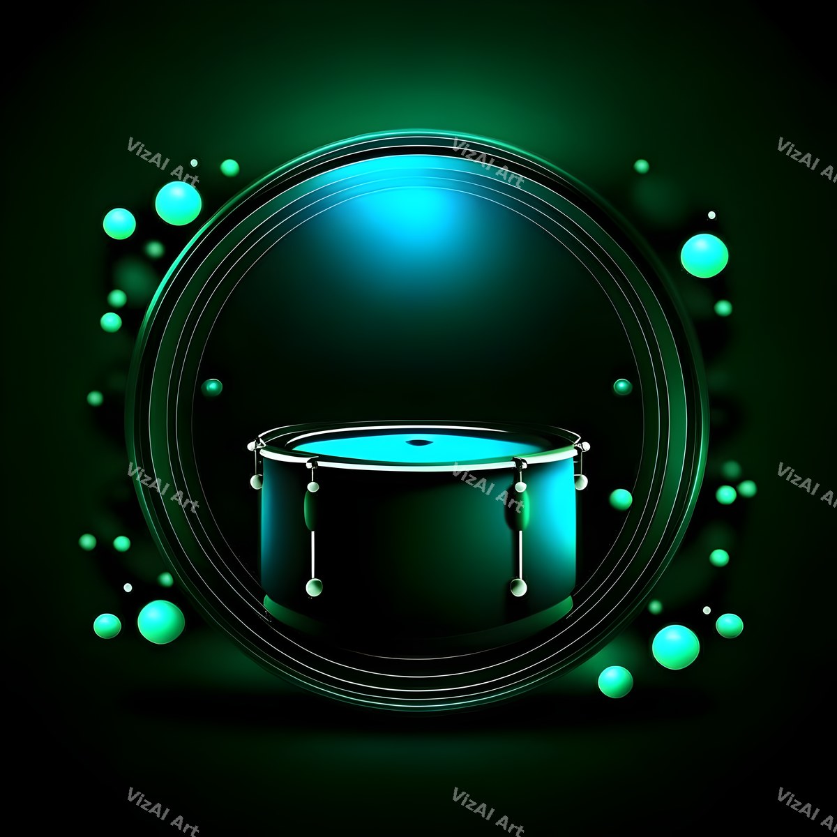 Midnight Glow Drum Art — print 5