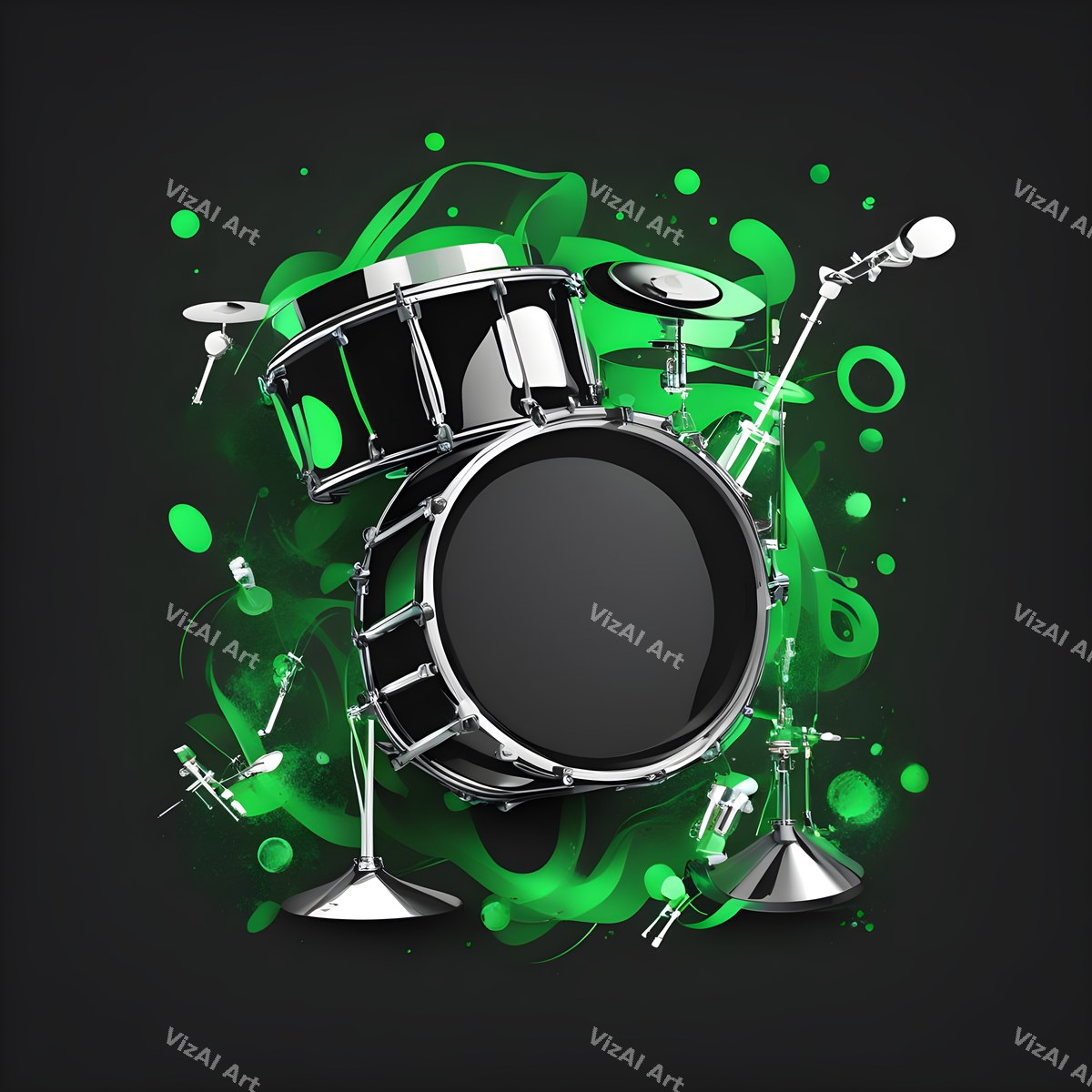 Midnight Glow Drum Art — print 11