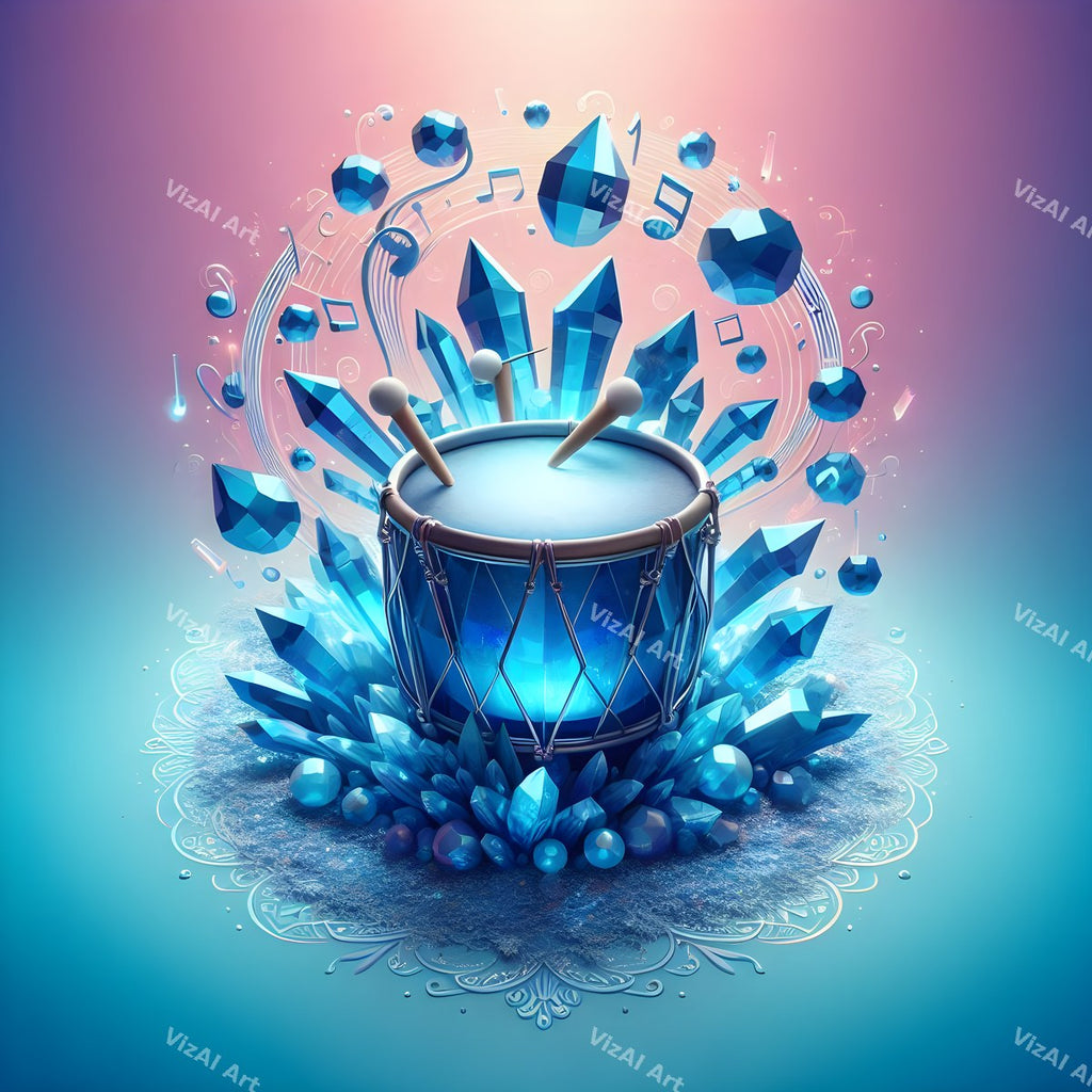 Crystal & Stained Glass Drum Art — print 4