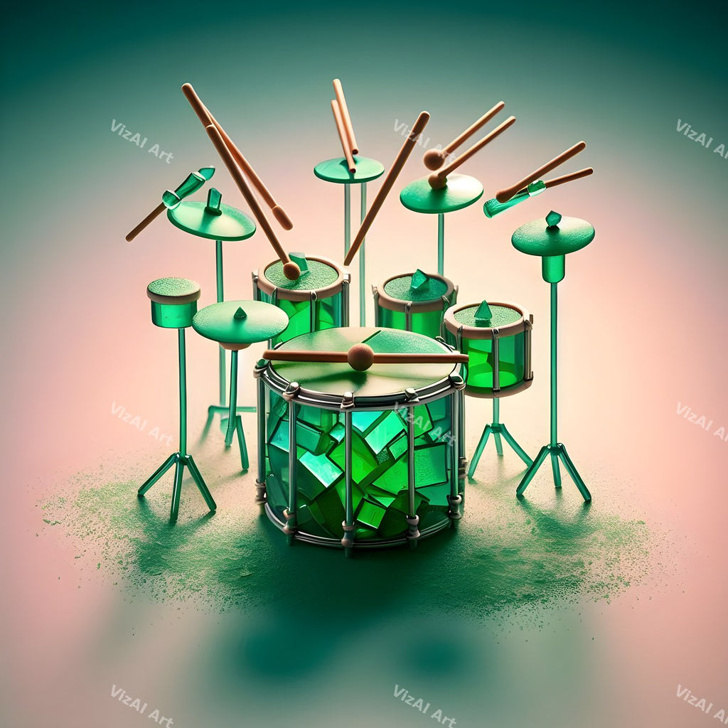 Crystal & Stained Glass Drum Art — print 6