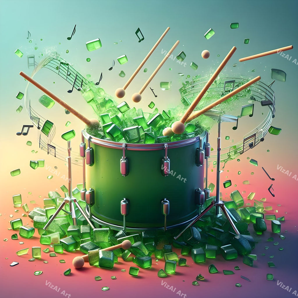 Crystal & Stained Glass Drum Art — print 7