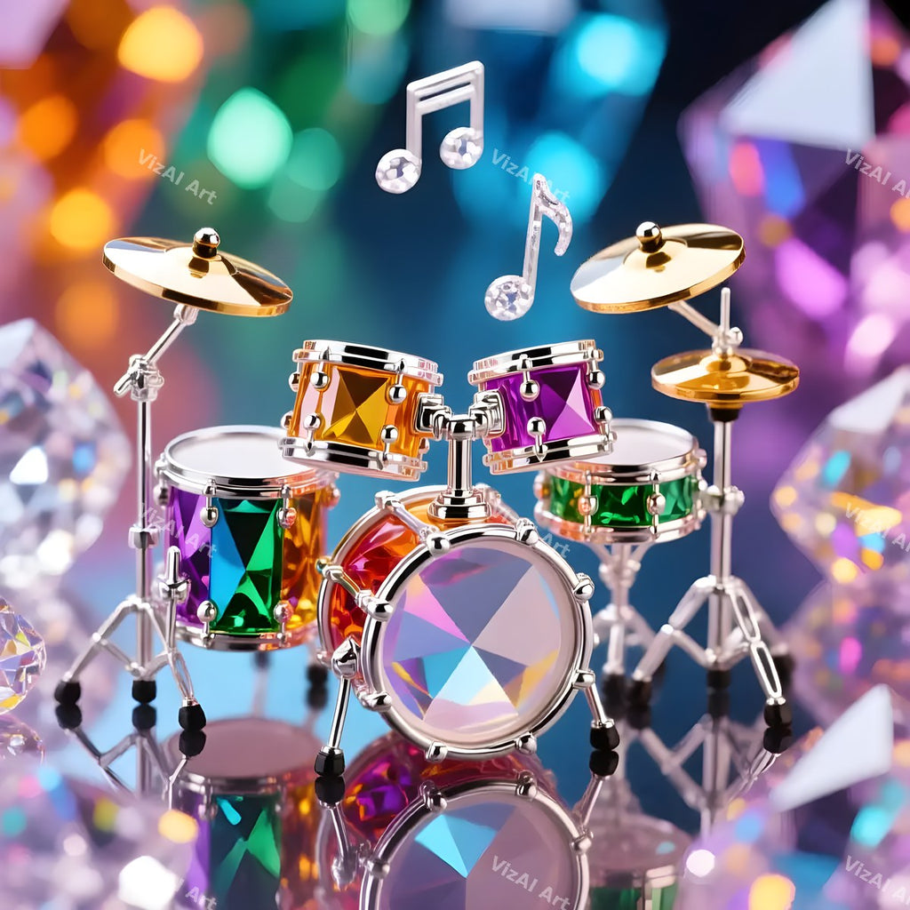 Crystal & Stained Glass Drum Art — print 12