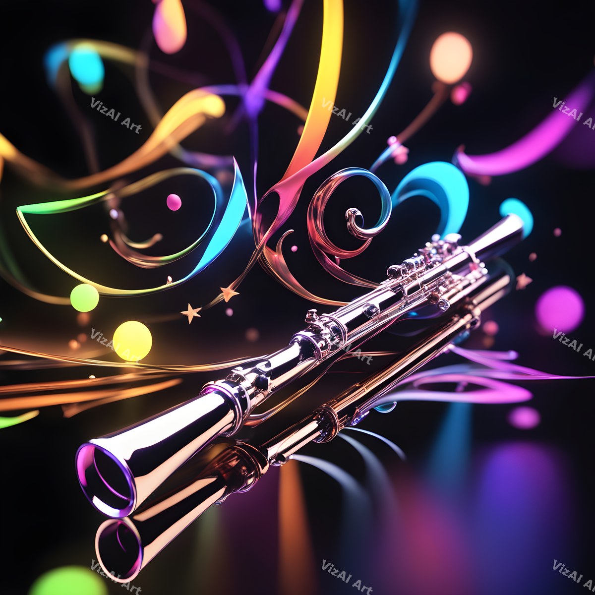 Woodwind Pop Art — print 2