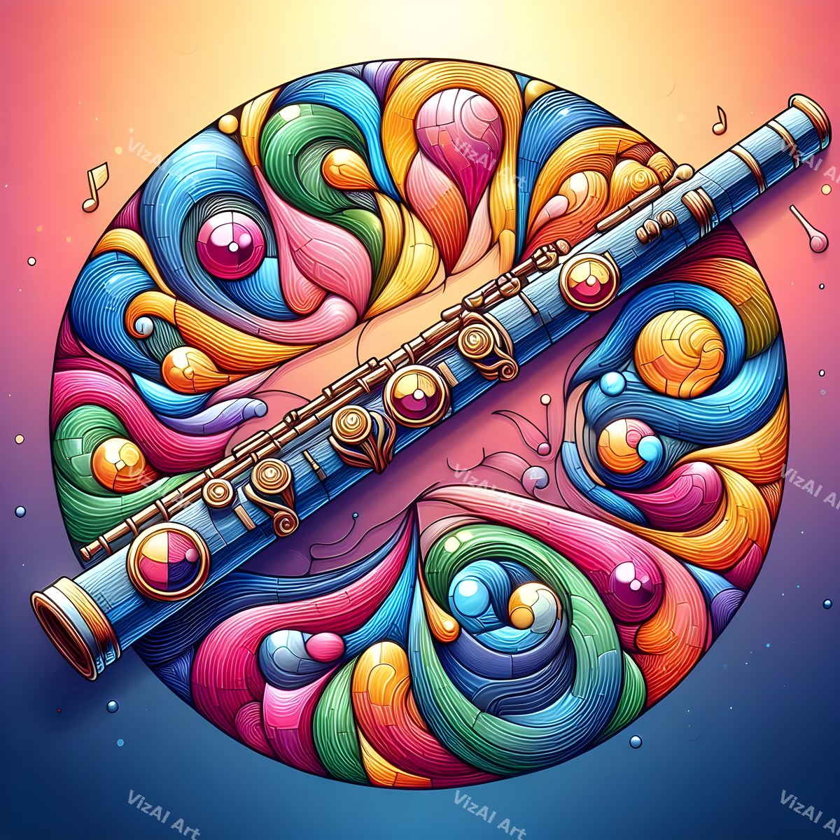 Woodwind Pop Art — print 10