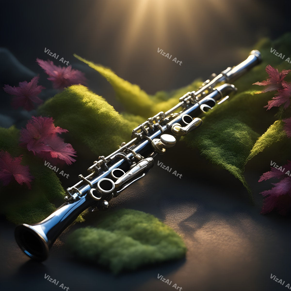 Woodwind in Light & Nature Art — print 1