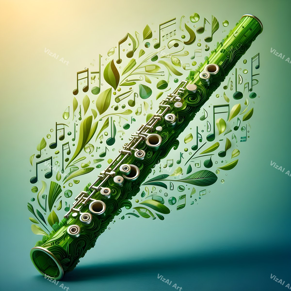 Jewel Tone Woodwind Art — print 4