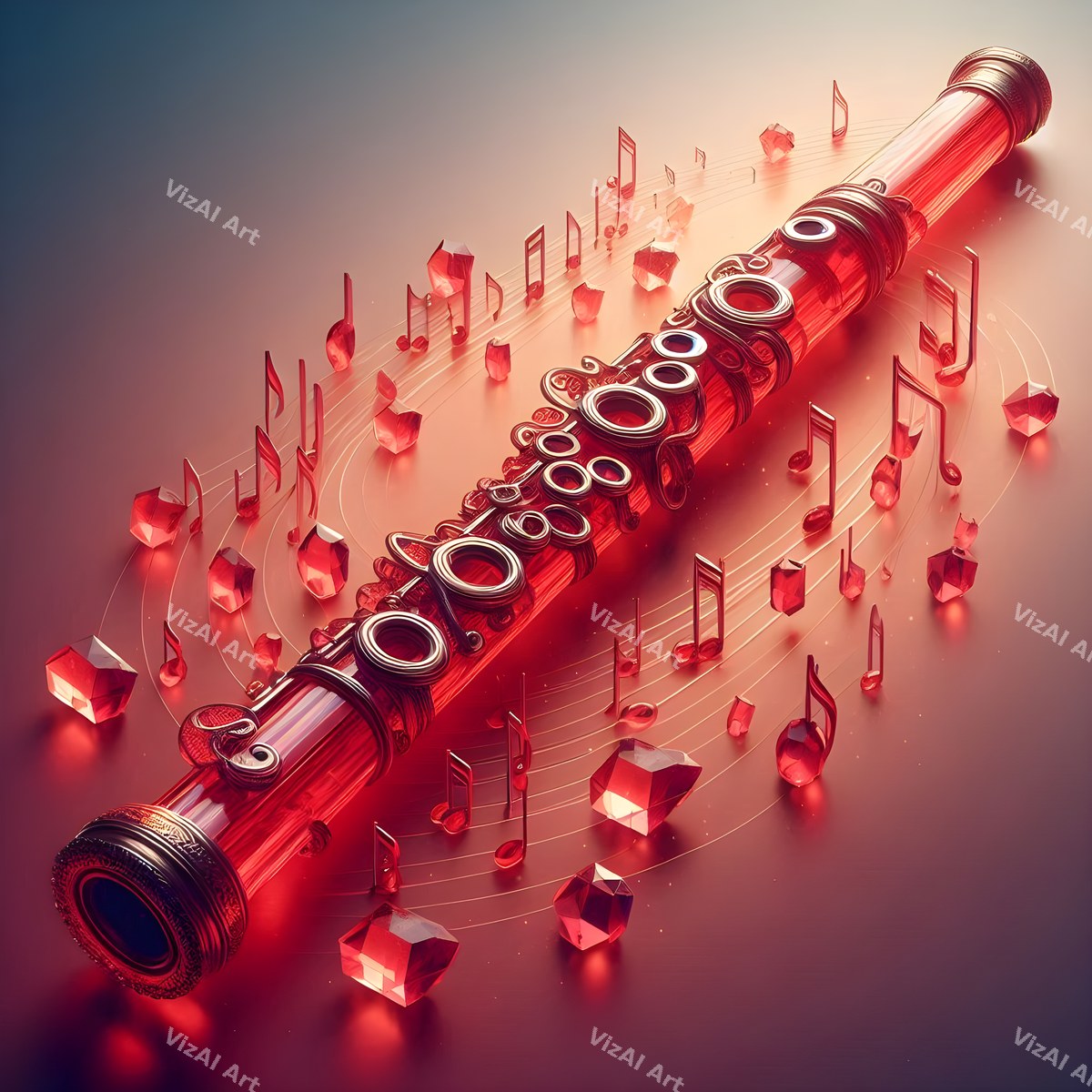 Jewel Tone Woodwind Art — print 8