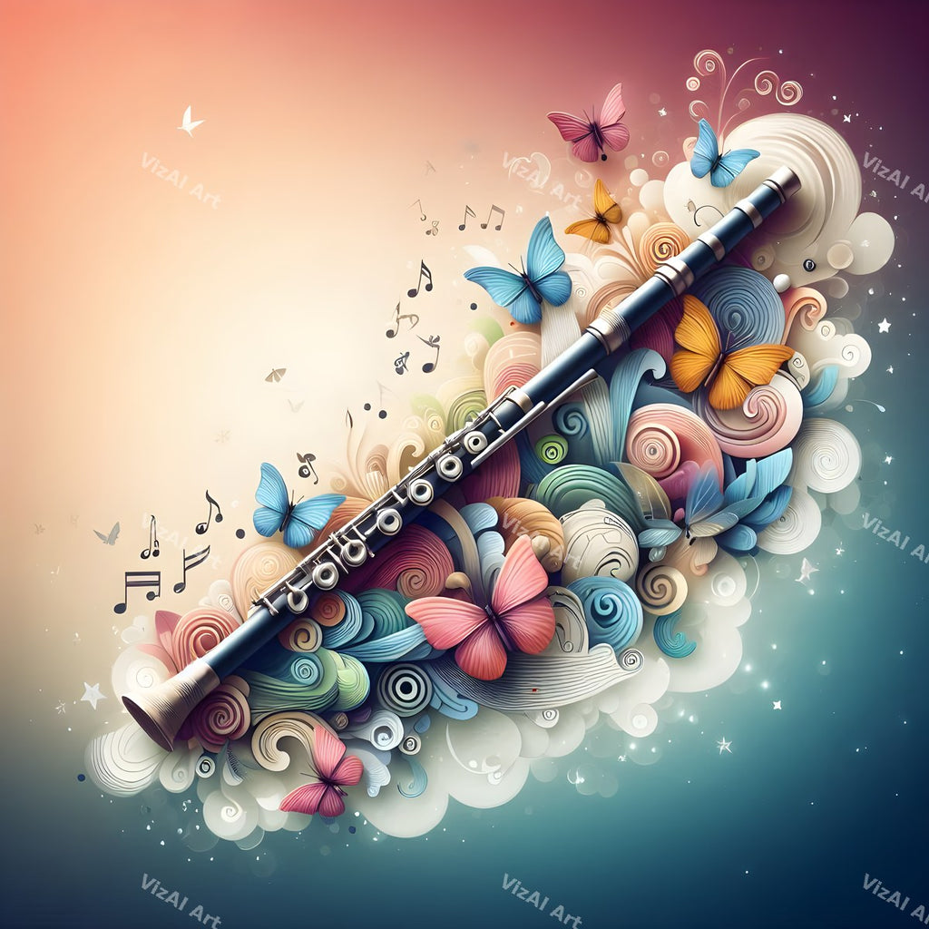 Jewel Tone Woodwind Art — print 9