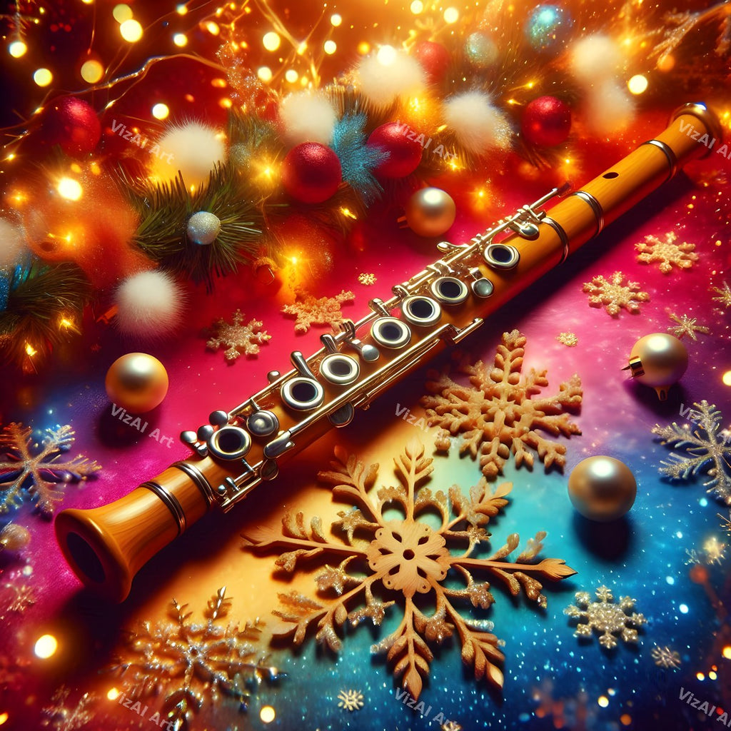 Christmas & New Year Music Art Mix — print 5