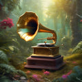 Vintage Gramophone Art — print 1