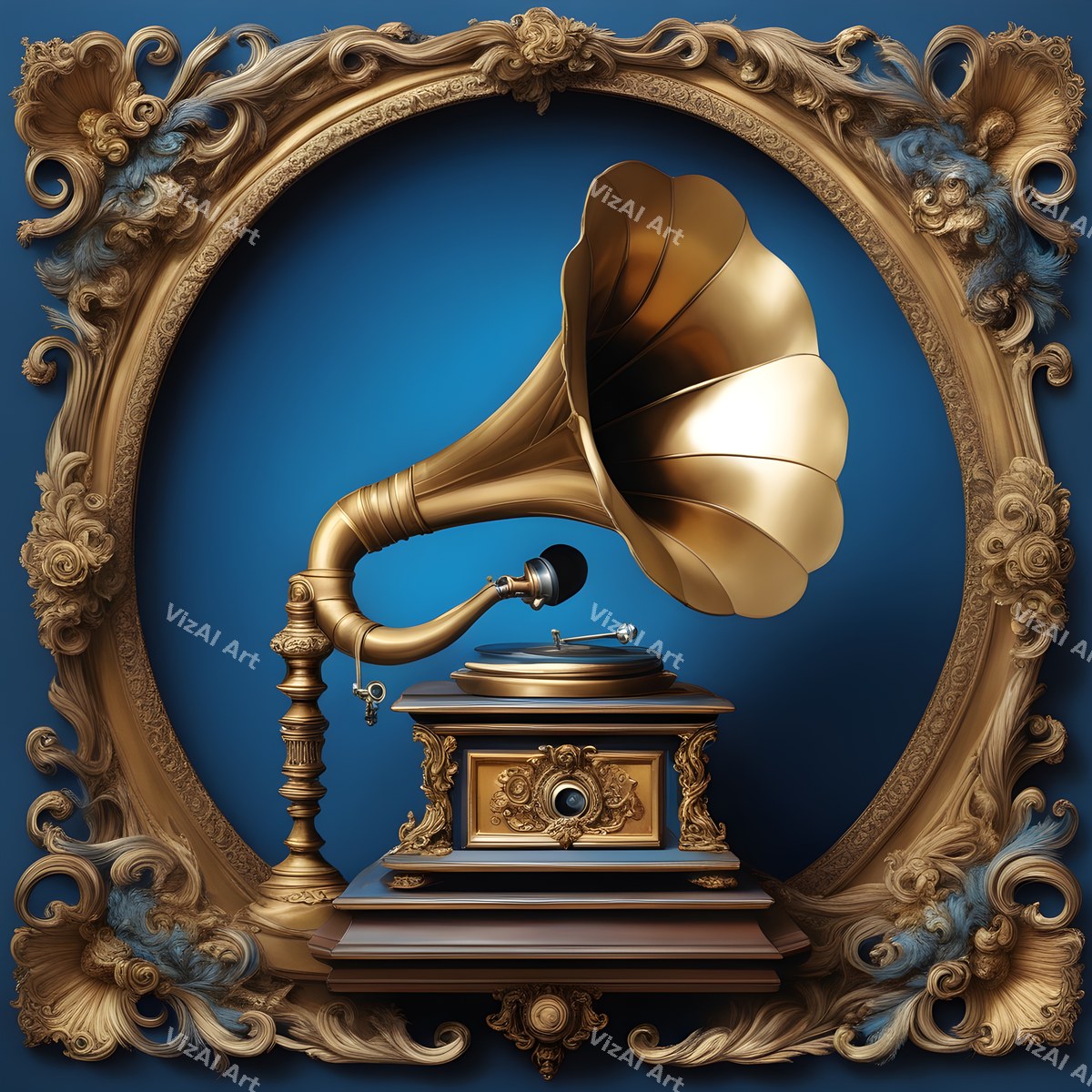 Vintage Gramophone Art — print 3