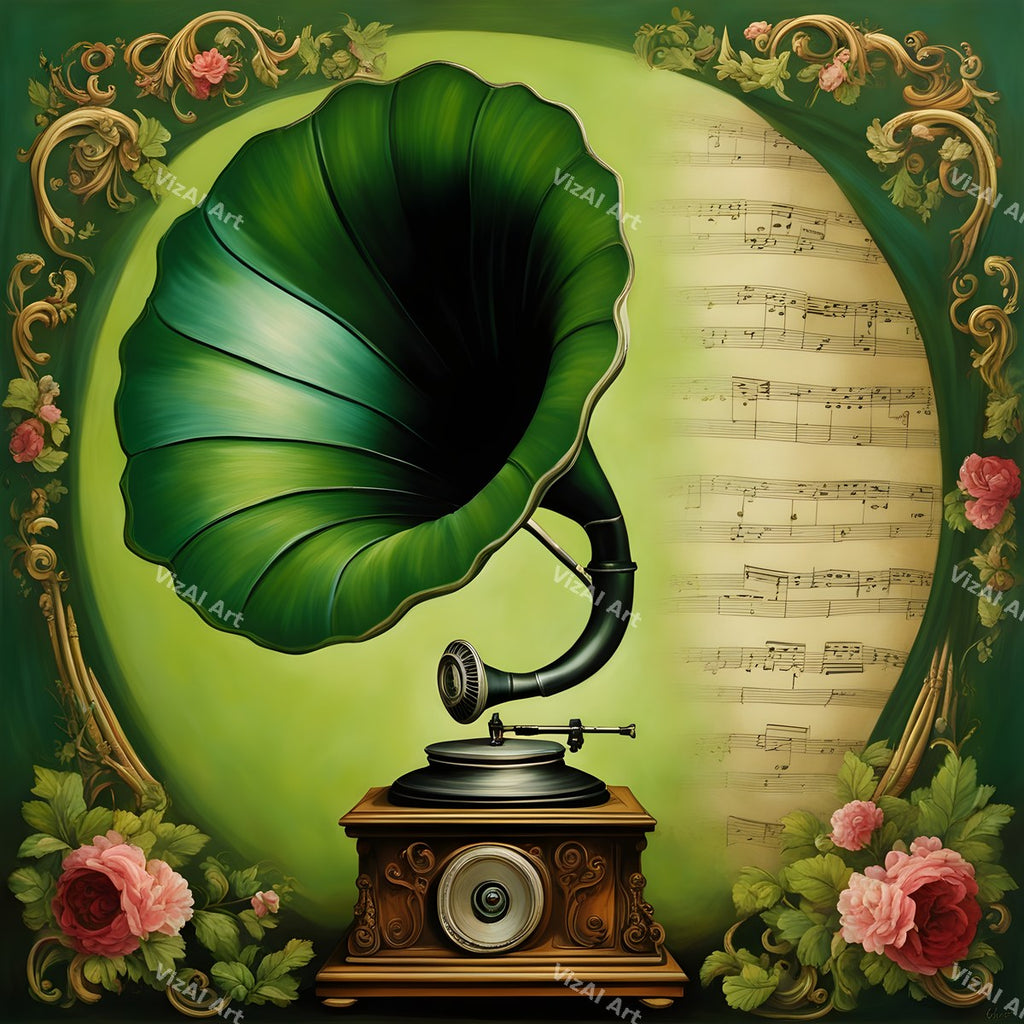 Vintage Gramophone Art — print 4