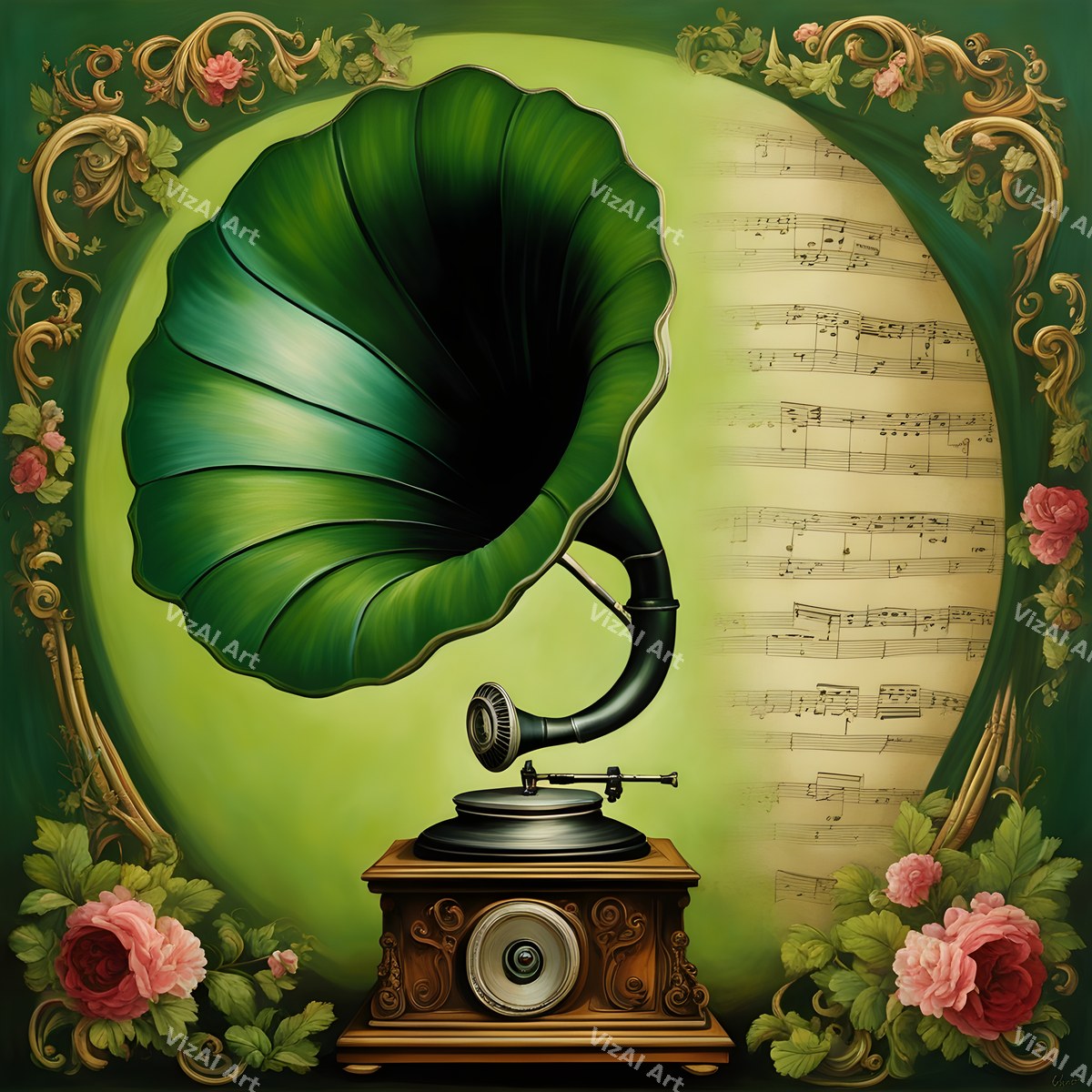Vintage Gramophone Art — print 4