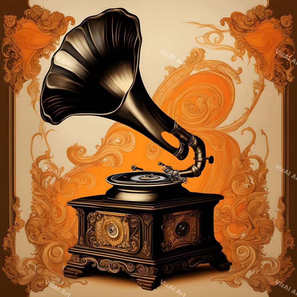 Vintage Gramophone Art — print 7