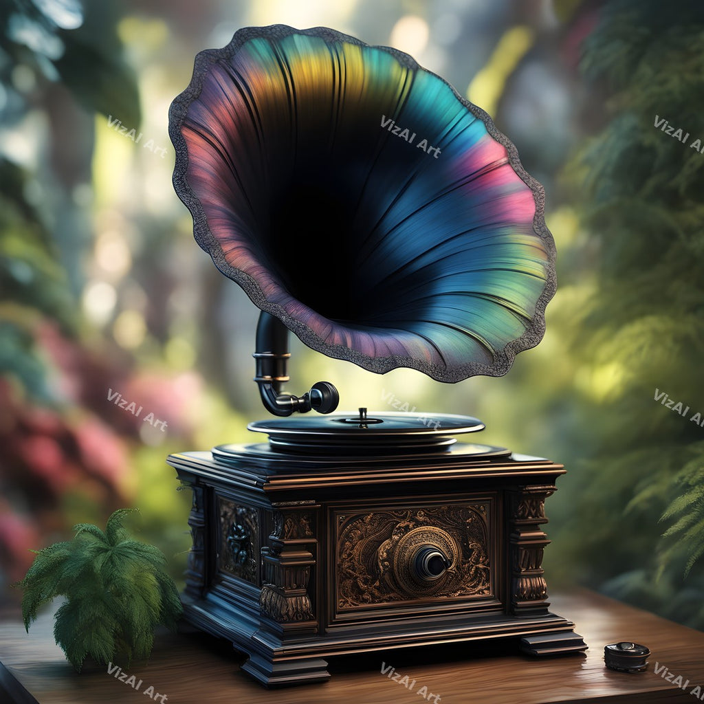 Vintage Gramophone Art — print 8