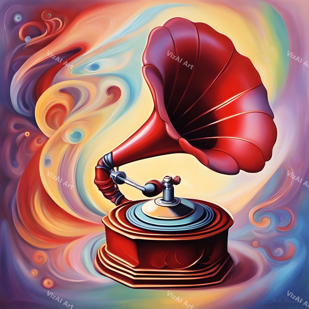 Vintage Gramophone Art — print 9